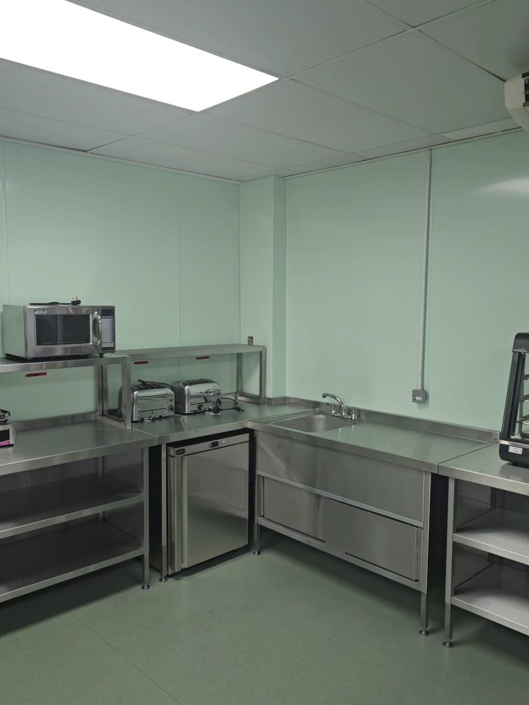 Hygienic wall cladding